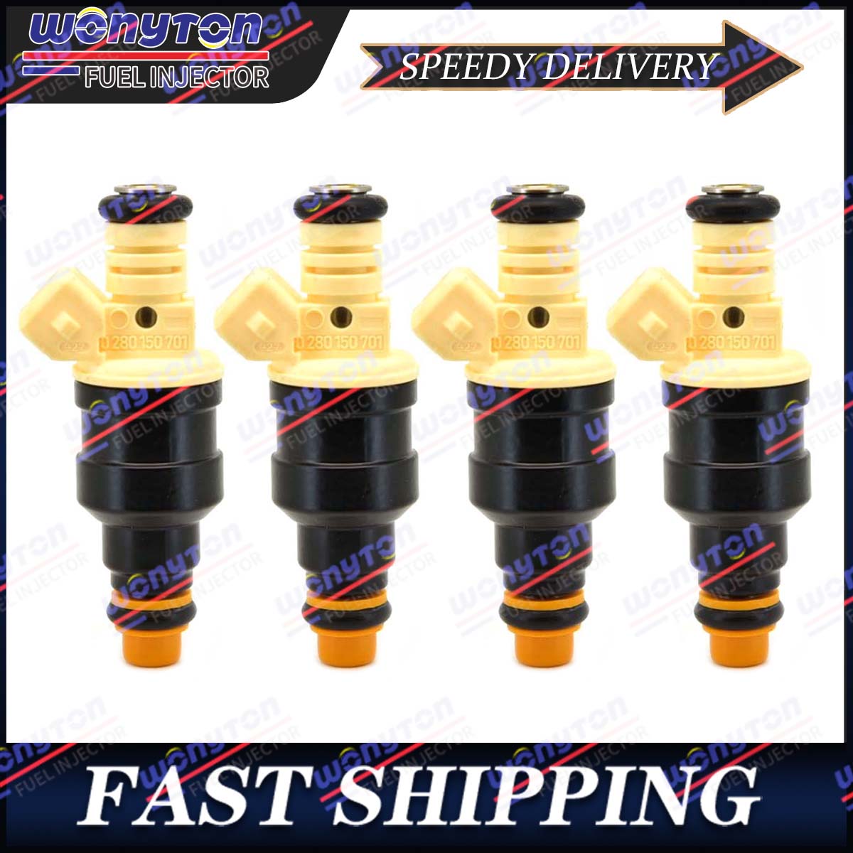 Cooperative Card Game - 4 x Fuel Injectors 0280150701 FOR