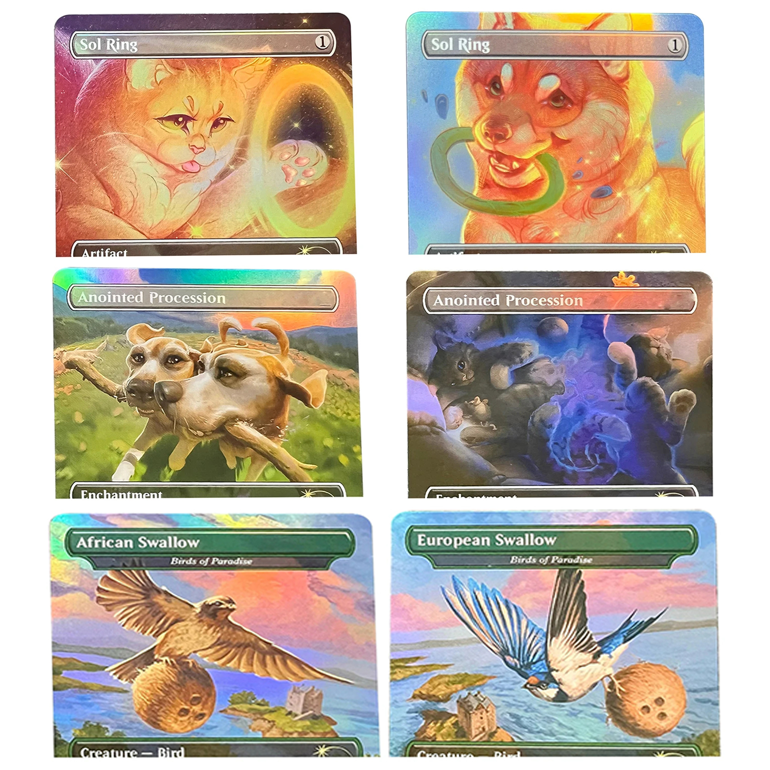 Board Game English - Anointed Procession African Swallow Sol Ring