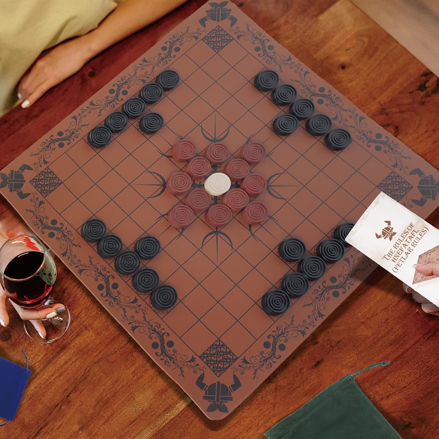 Board Game Vikings - Viking Chess Board Game: Hnefatafl Strategy