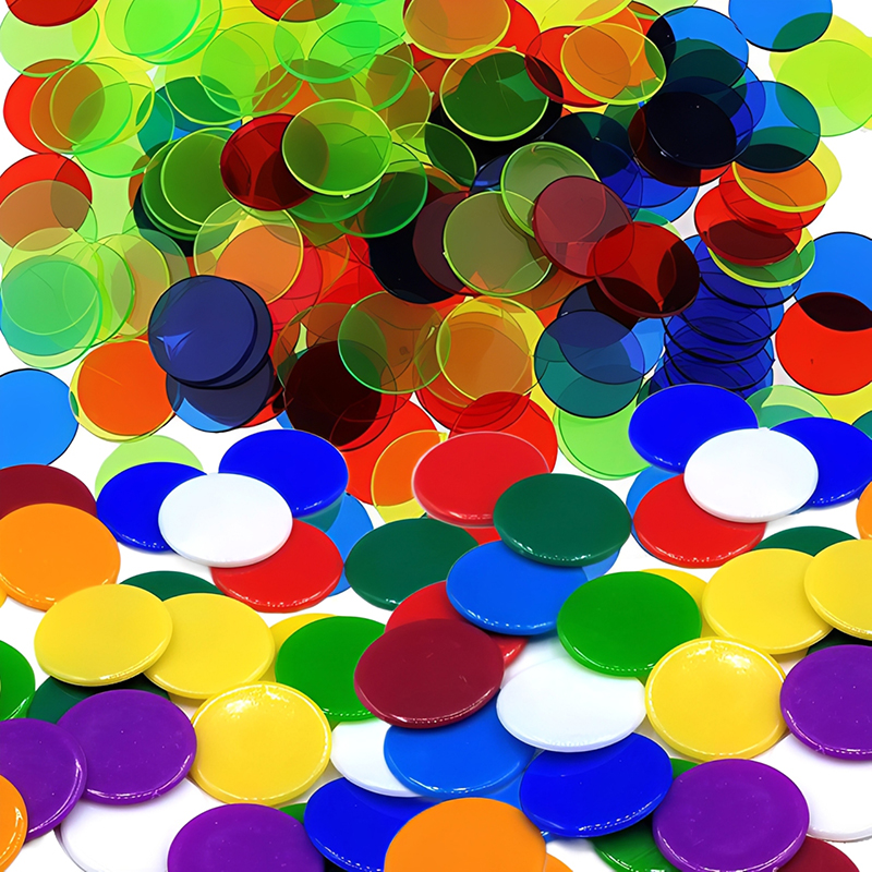 Board Game Verdant - 50/100/200pcs 19mm Chips Plastic DIY Tokens