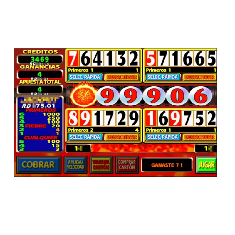 Board Game Operation - Lotto Fire Ball Video Game Board