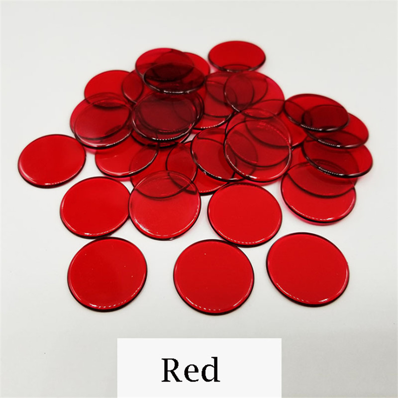 100pcs 19mm Transparent Chips  - Board Game Verdant recensie en prijs