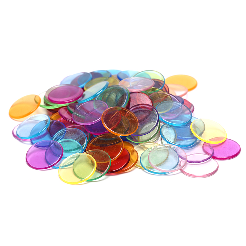 100pcs 19mm Plastic Poker Chip - Board Game Verdant recensie en prijs