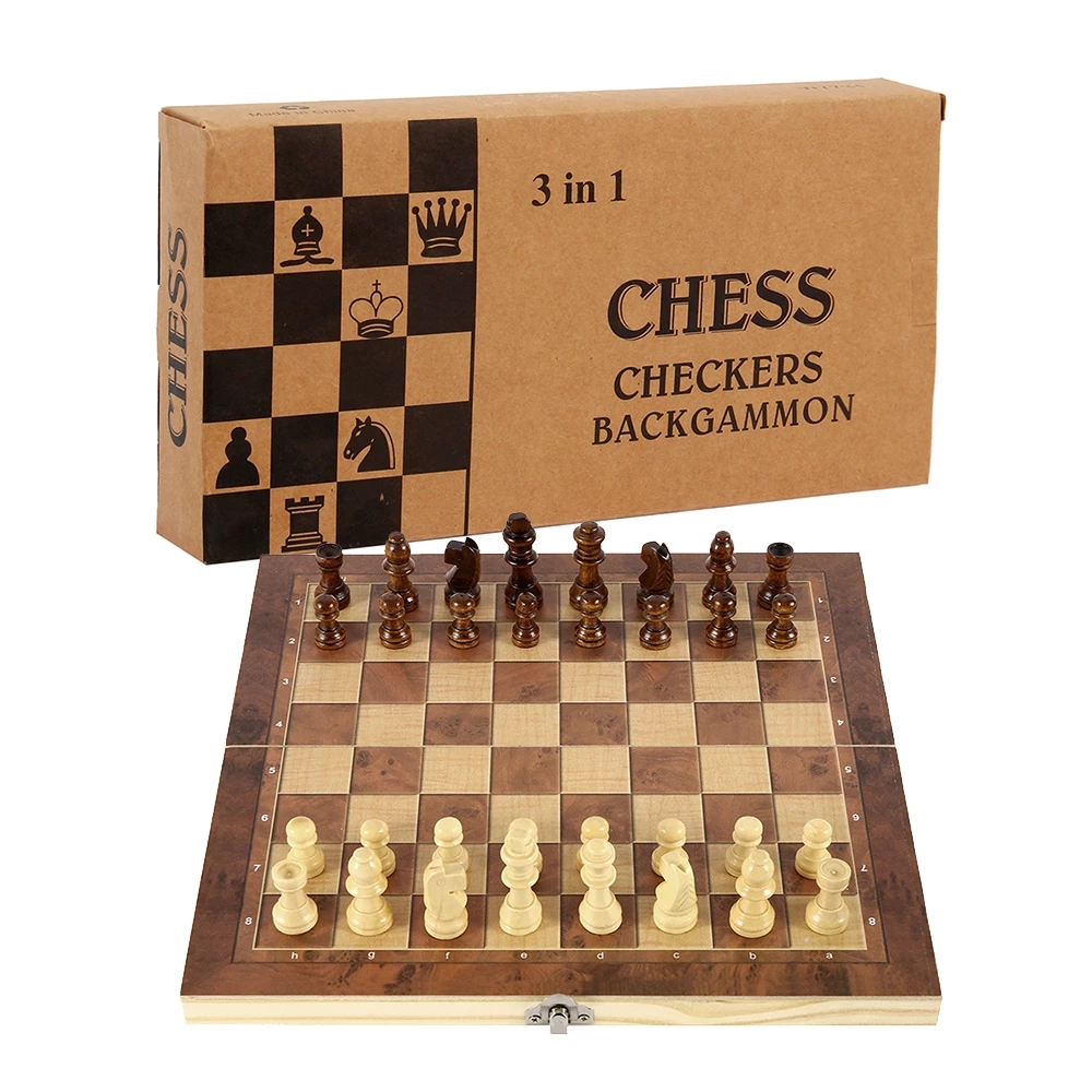 3 in 1 Chess Board, Folding Wo - Board Game Operation recensie en prijs