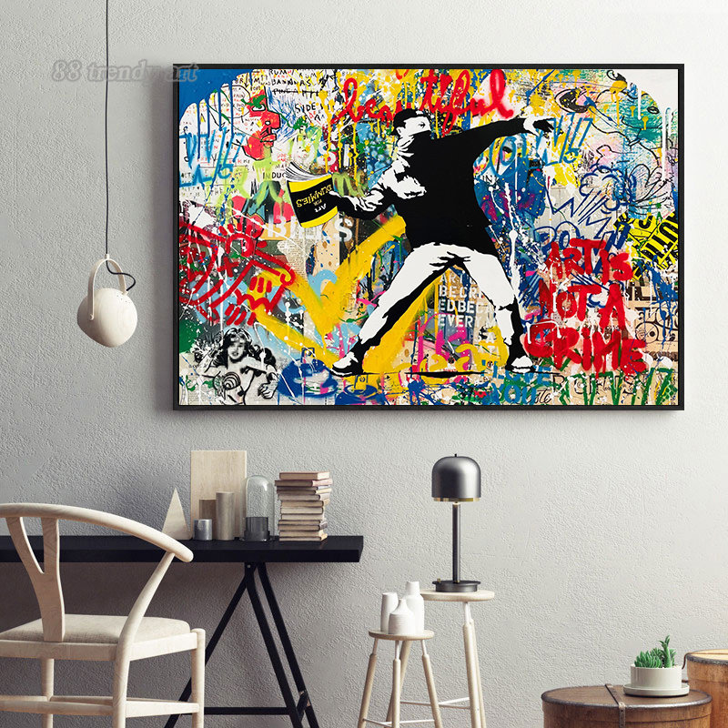 Banksy Street Wall Art Posters - Board Game Bang recensie en prijs