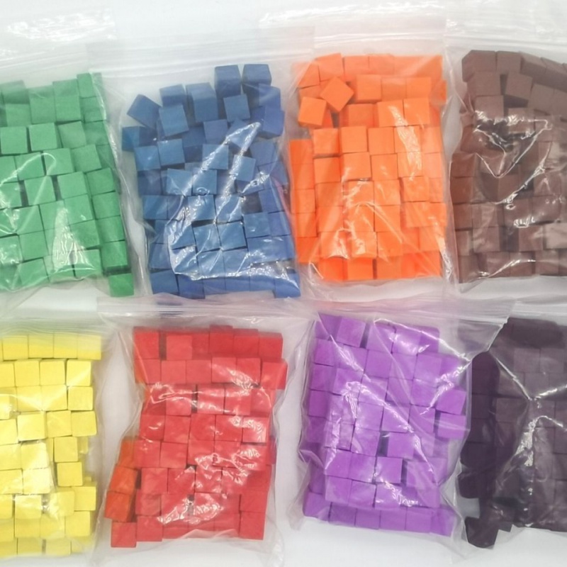 100Pcs/lots 10mm Wood Cubes Co - Board Game Verdant recensie en prijs