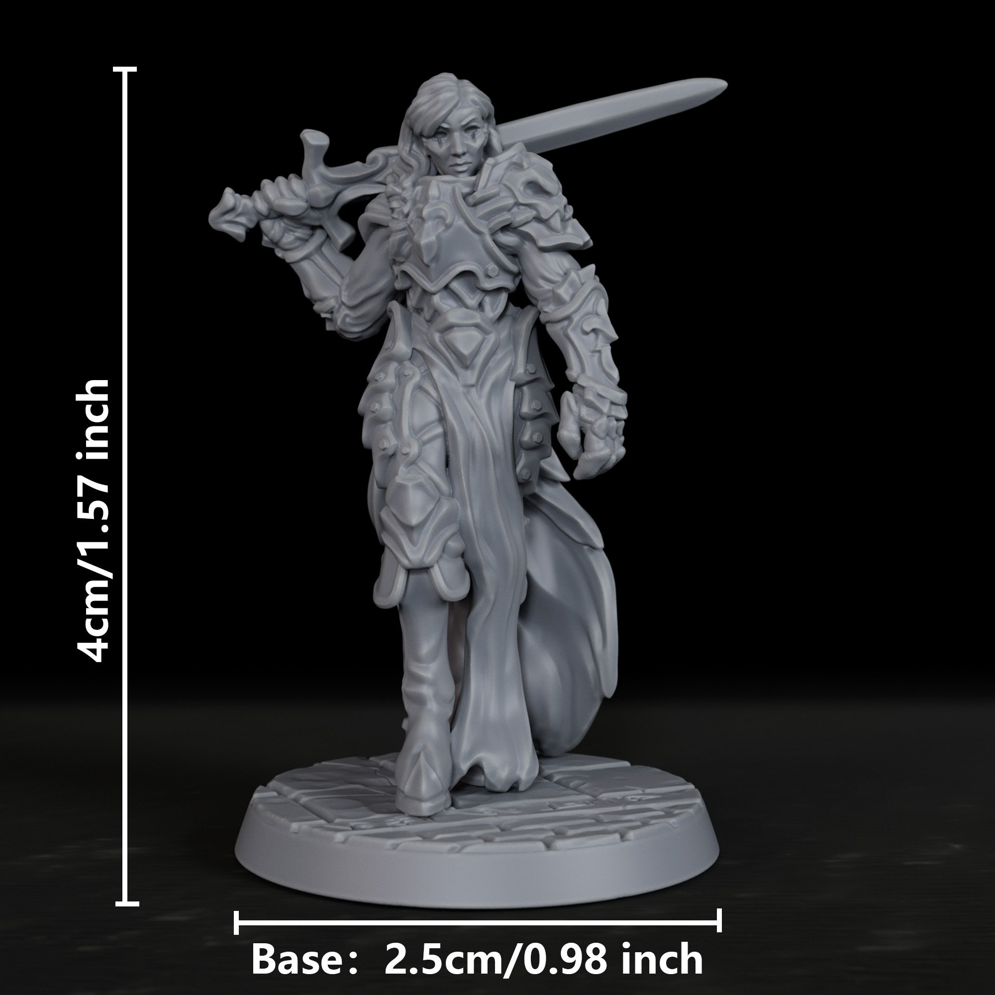 RPG Anti-Paladin Miniature - X - Board Game Villainous recensie en prijs