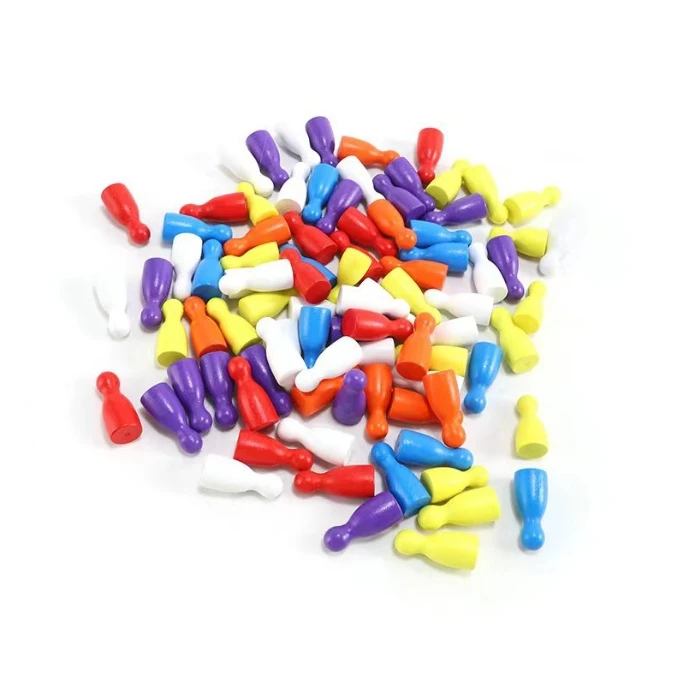 100 Pcs Colorful Wooden Chess  - Board Game Verdant recensie en prijs