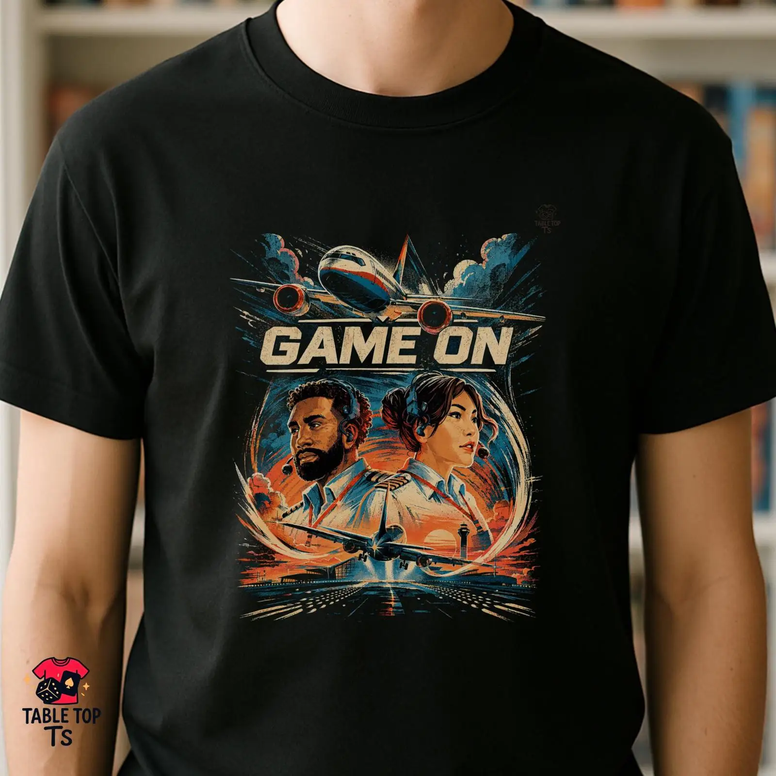 GAME ON T Shirt Sky Team Inspi - Board Game Inspiration recensie en prijs