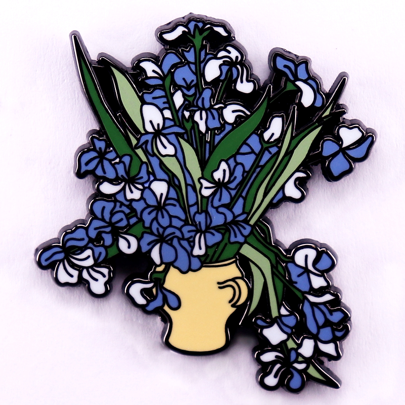 Van Gogh Irises Badge Pretty B - Board Game Bang recensie en prijs