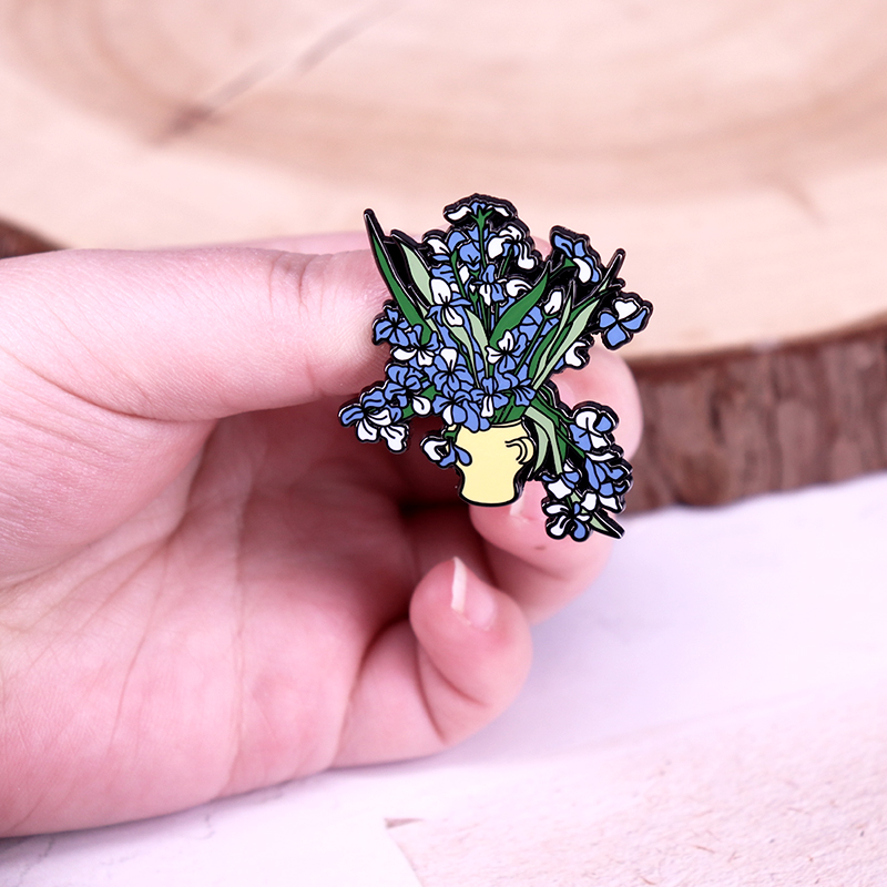 Van Gogh Irises Badge Pretty B - Board Game Bang recensie en prijs