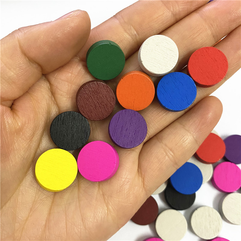 100pieces Diameter 15*5MM Wood - Board Game Verdant recensie en prijs