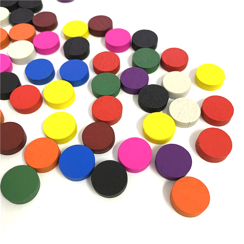 100pieces Diameter 15*5MM Wood - Board Game Verdant recensie en prijs