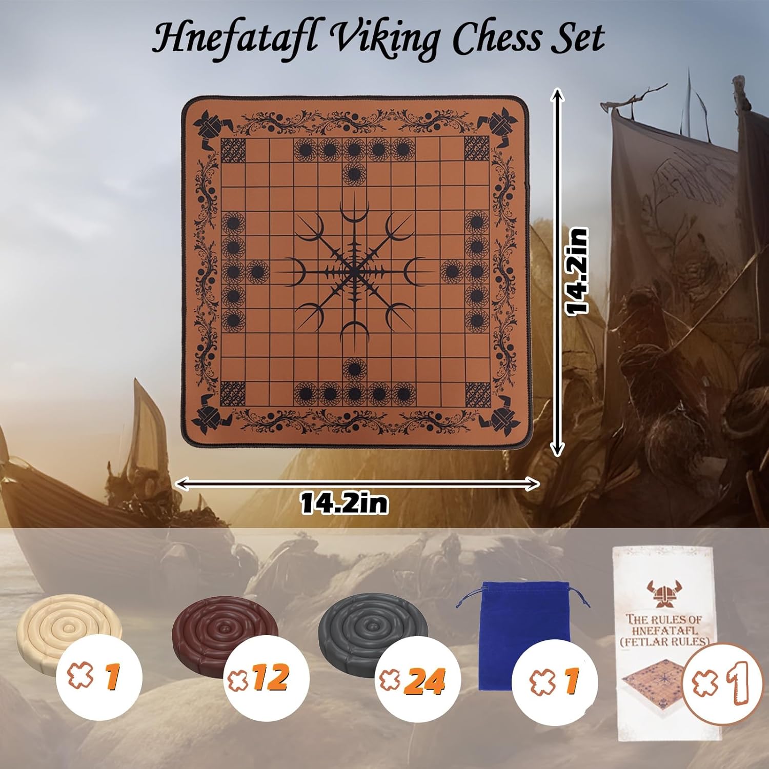 Viking Chess Board Game: Hnefa - Board Game Vikings recensie en prijs