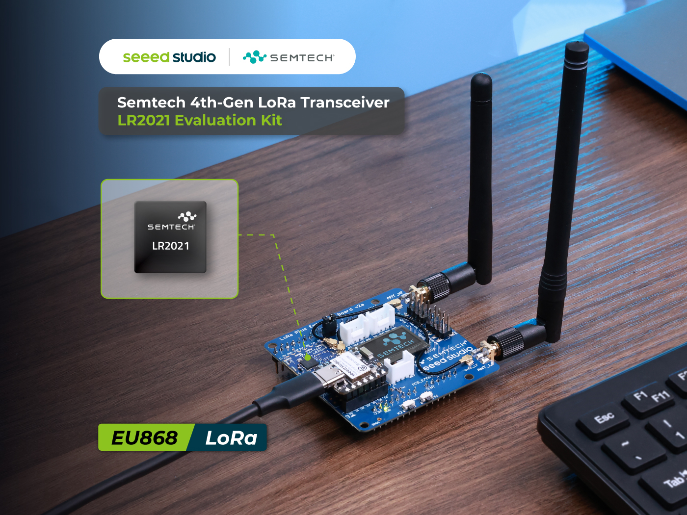 868MHz Semtech LR2021 LoRa Plu - Cooperative Card Game recensie en prijs
