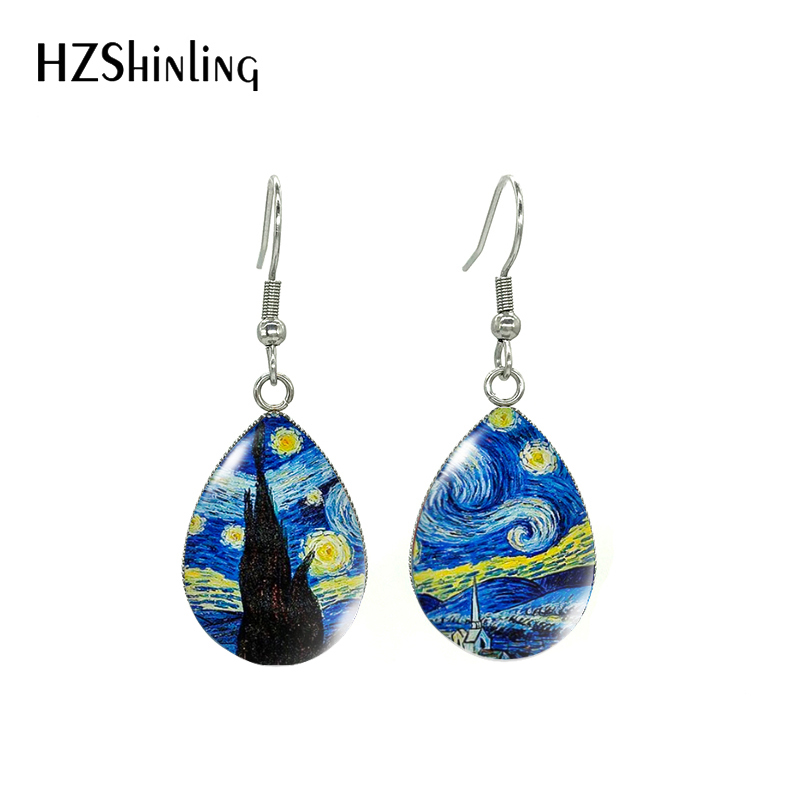 New Tear drop Earrings VanGogh - Board Game Bang recensie en prijs