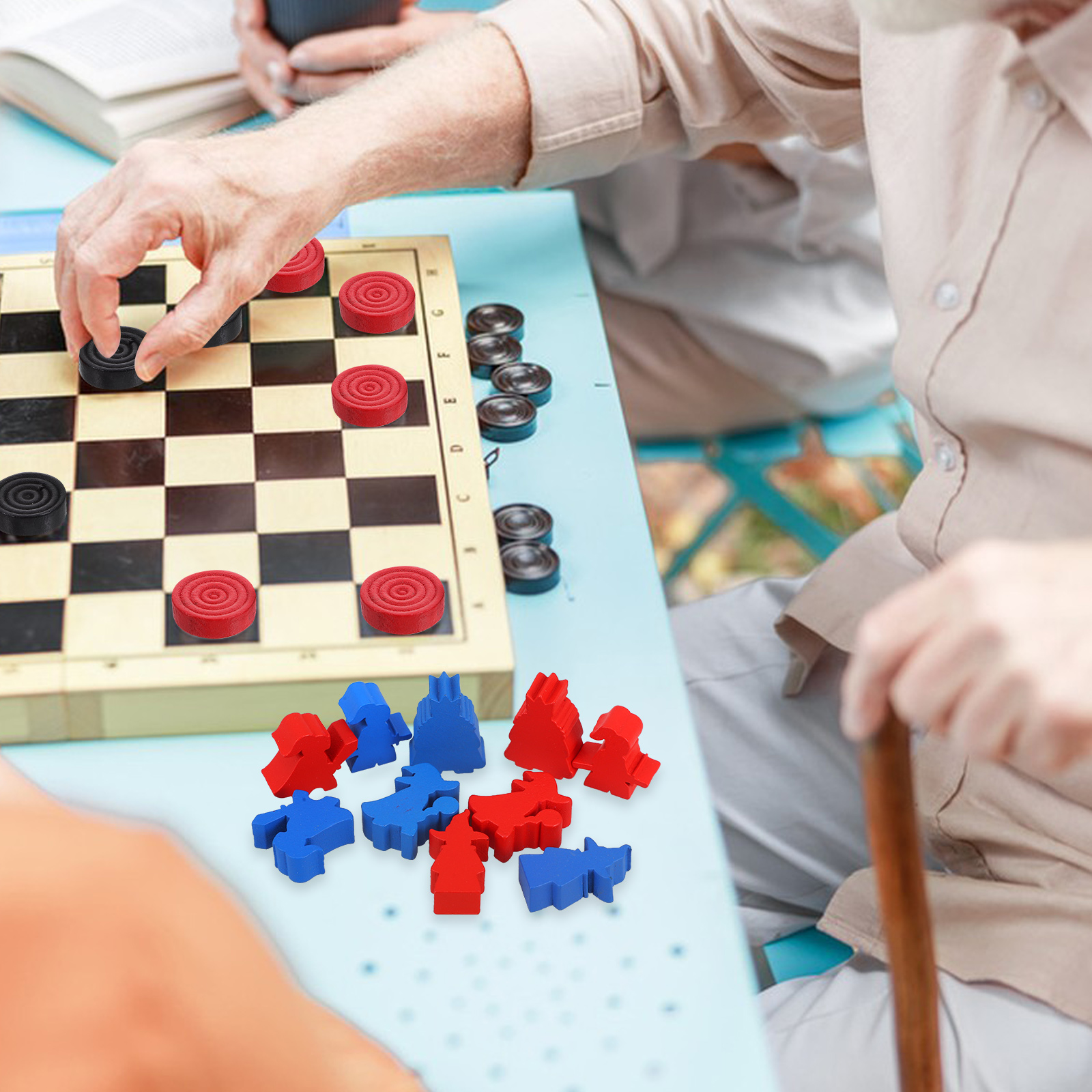 10 Pcs Wooden Chess Pieces Gam - Board Game Verdant recensie en prijs