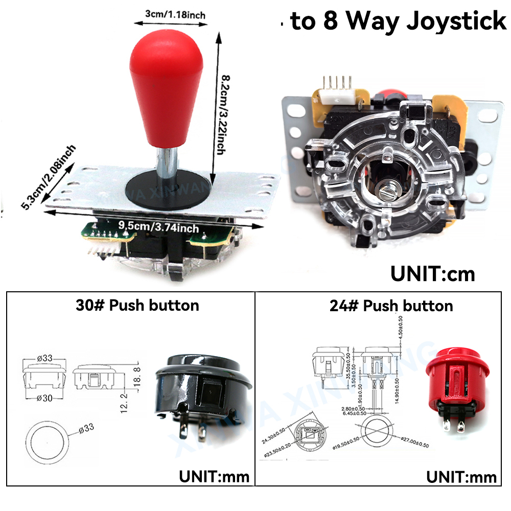 Arcade Joystick Copy SANWA Gam - Board Game Path recensie en prijs