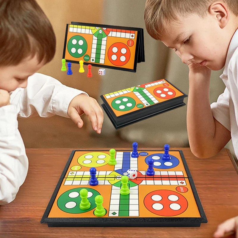 Portable Ludo Chess Backgammon - Board Game Operation recensie en prijs