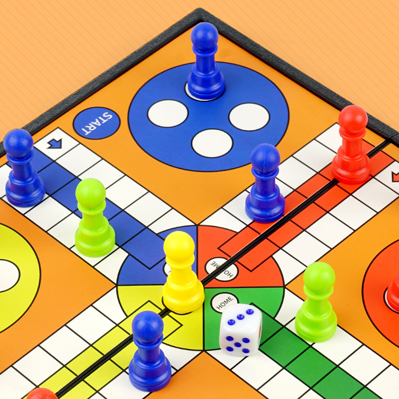 Portable Ludo Chess Backgammon - Board Game Operation recensie en prijs