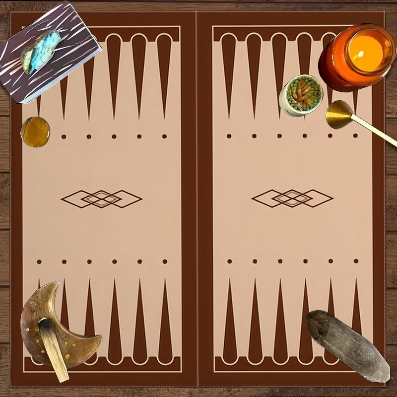1pc Brown Backgammon Board Pri - Board Game Operation recensie en prijs