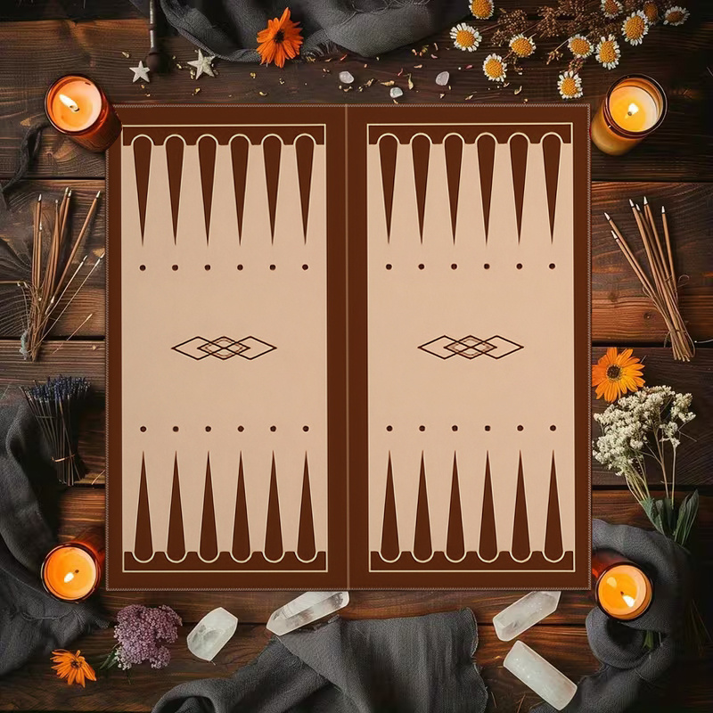 1pc Brown Backgammon Board Pri - Board Game Operation recensie en prijs