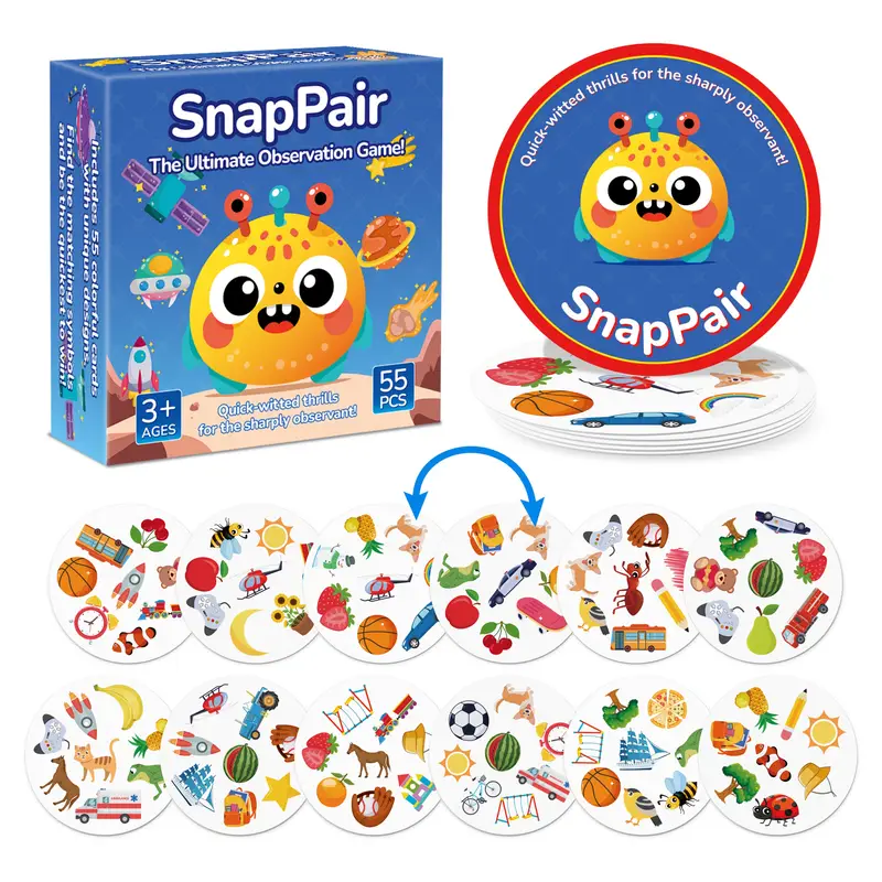 Matching game, includes 55 car - Cooperative Card Game recensie en prijs