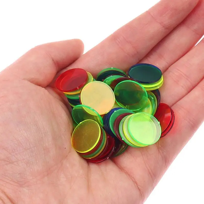 50/100/200pcs 19mm Chips Plast - Board Game Verdant recensie en prijs