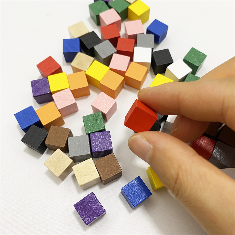 50Pcs/lots 10mm Colorful Wood  - Board Game Verdant recensie en prijs