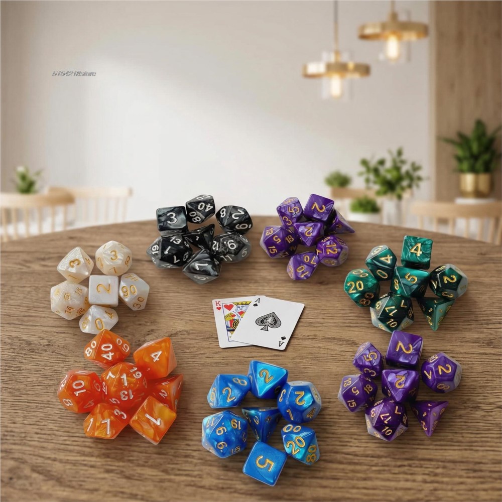 7pcs Set Dice Board Games Roll - Board Game Verdant recensie en prijs