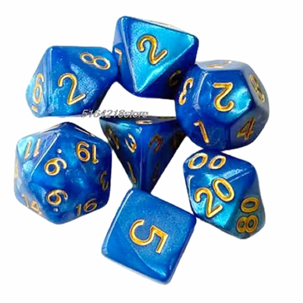 7pcs Set Dice Board Games Roll - Board Game Verdant recensie en prijs