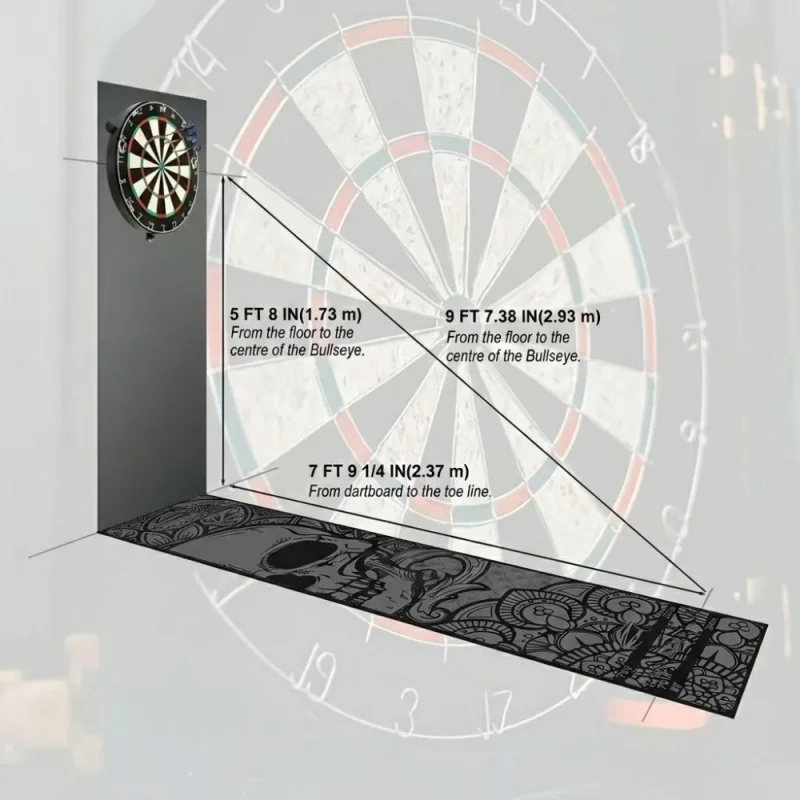 Dart Floor Mat Non Slip Wear R - Board Game Path recensie en prijs