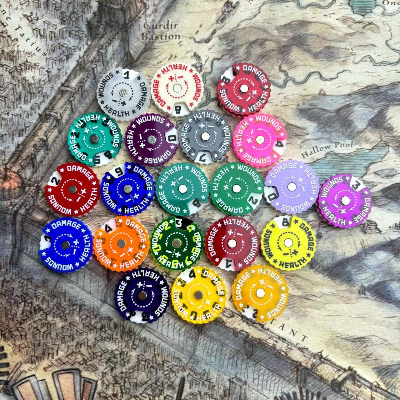 25x25x6mm Wound Tracker Table  - Board Game Path recensie en prijs