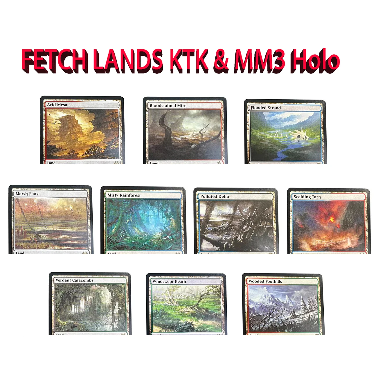 FETCH LANDS KTK&MM3 Holo Pollu - Board Game English recensie en prijs
