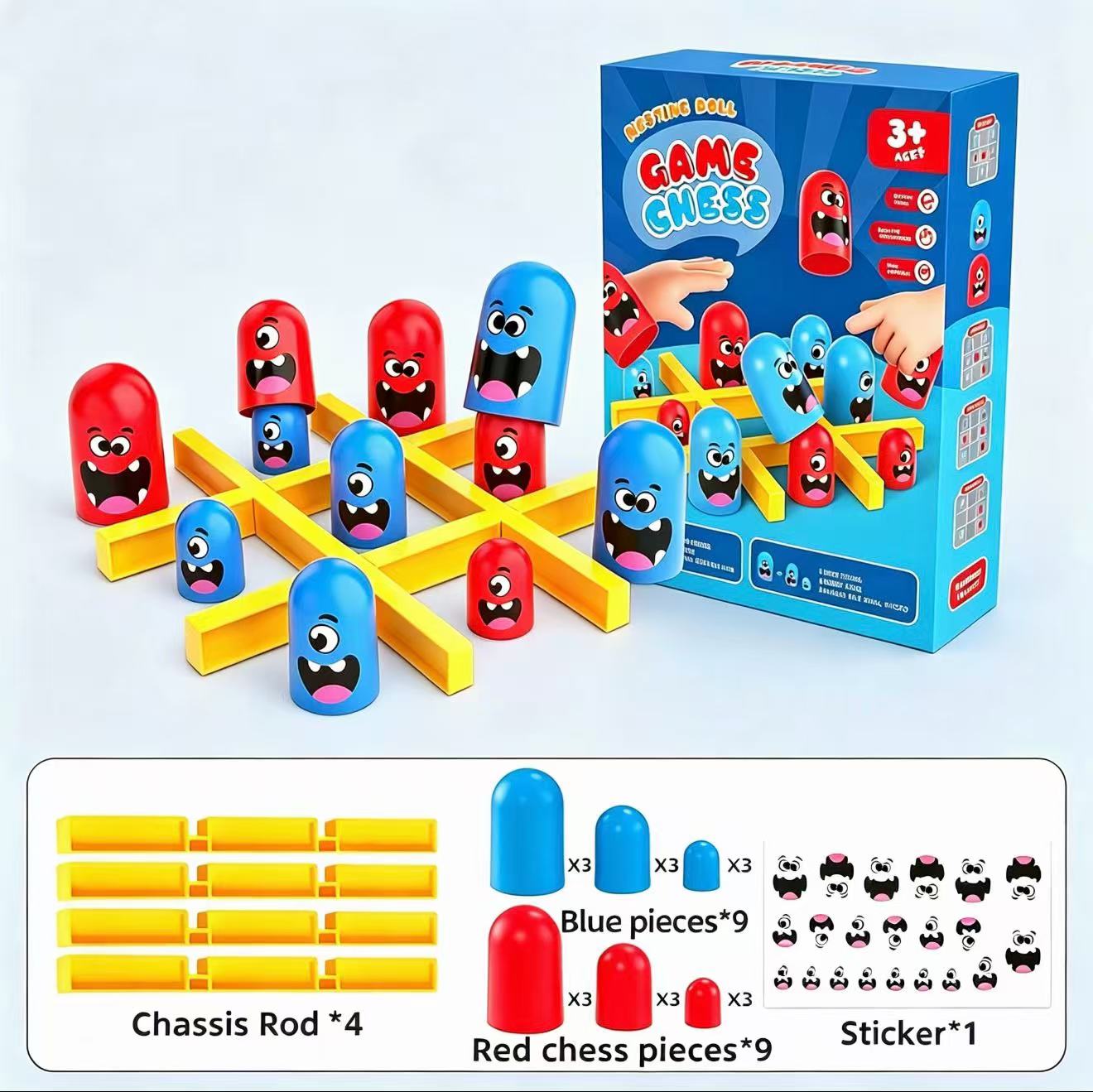Tic-Tac-Toe Eat-and-Be-Sized S - Board Game Live recensie en prijs
