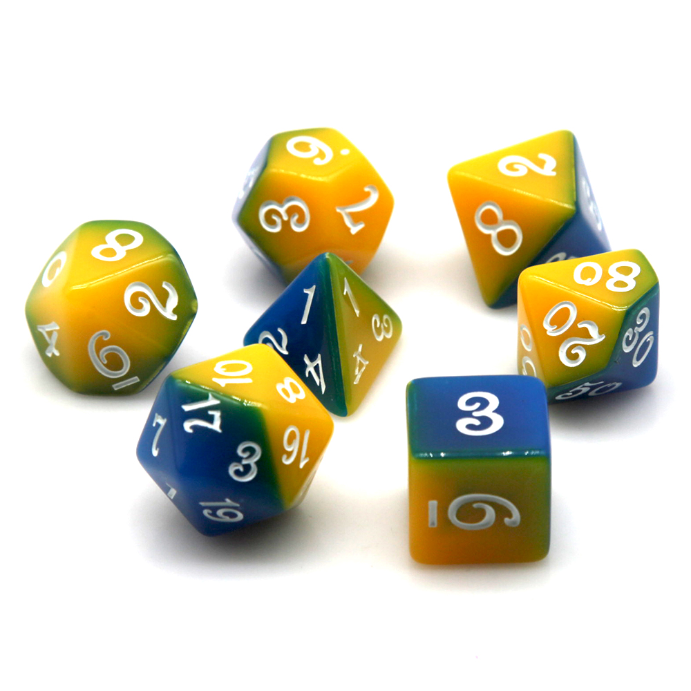 Blue & Yellow Dual Color Polyh - Board Game Live recensie en prijs