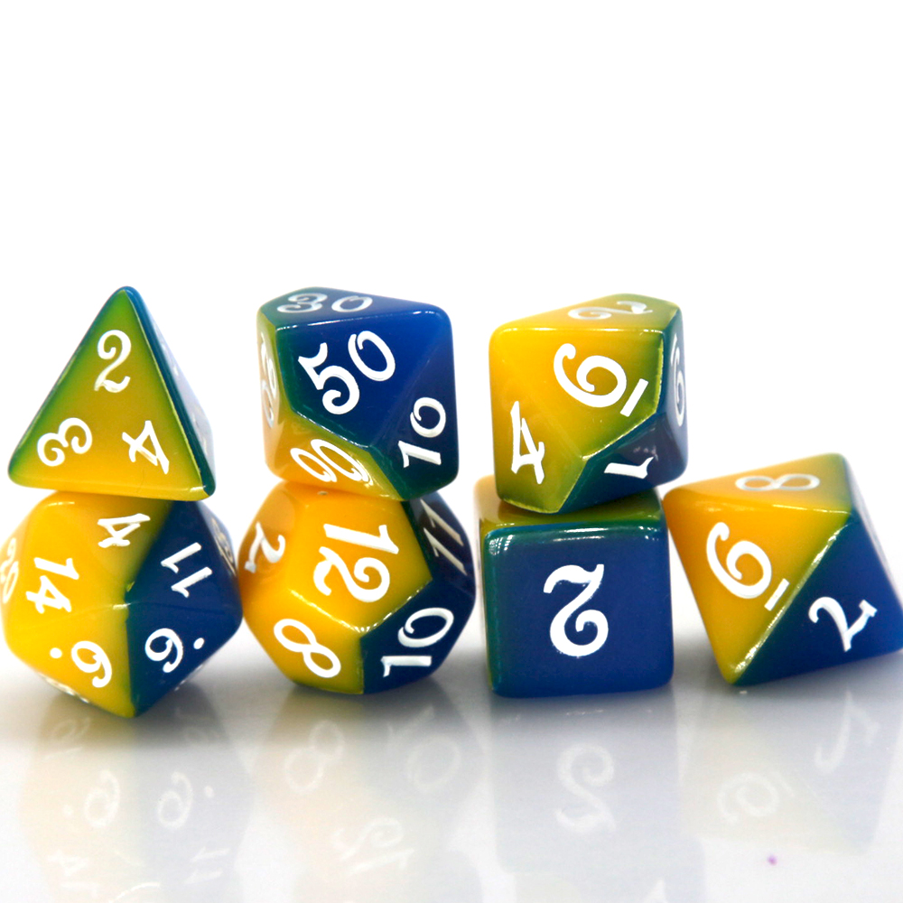 Blue & Yellow Dual Color Polyh - Board Game Live recensie en prijs