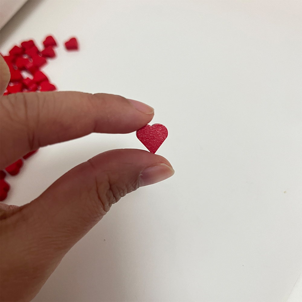 100Pcs 10mm*5mm Red Heart Shap - Board Game Verdant recensie en prijs